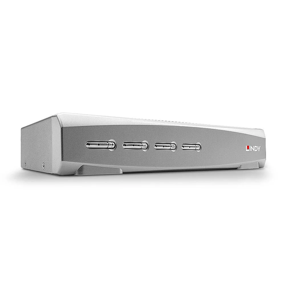 Lindy 39308 Tastatur/Video/Maus (KVM)-Switch Silber