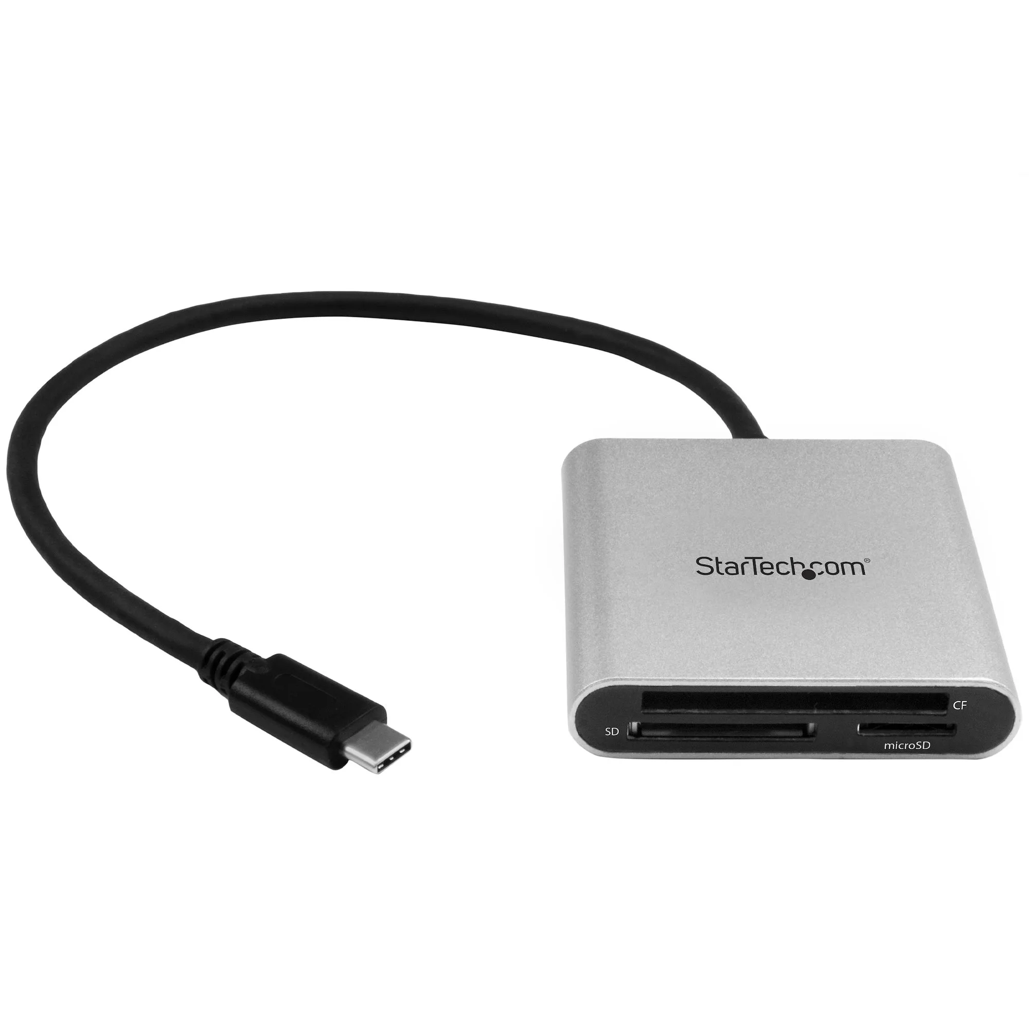 USB 3.0 Flash Memory Multi-Card Reader / Writer with USB-C - SD, microSD, CompactFlash