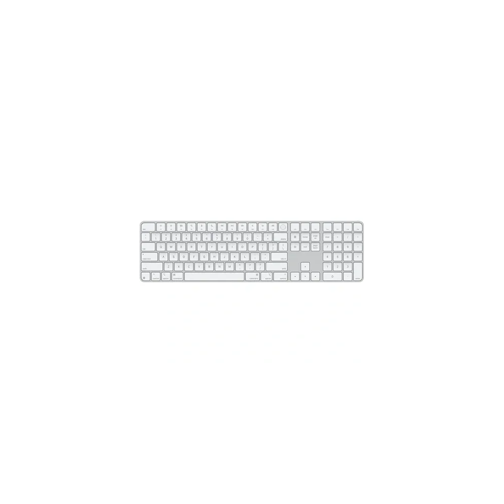 Apple mxk73lb/a Magic Keyboard (2024) Touch ID & Numpad US fehér billentyűzet