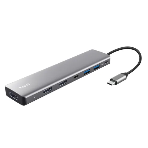 Trust 25661 interface hub USB Type-C Aluminium