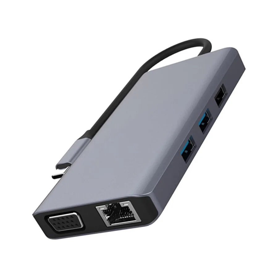 Akashi Hub USB Type-C 9-en-1