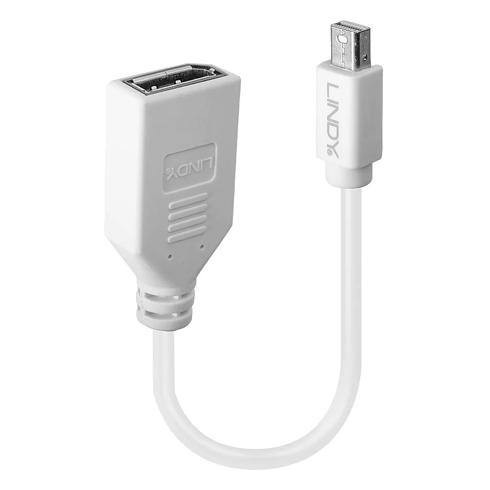 Lindy 41021 DisplayPort-Kabel 0,15 m Mini DisplayPort Weiß