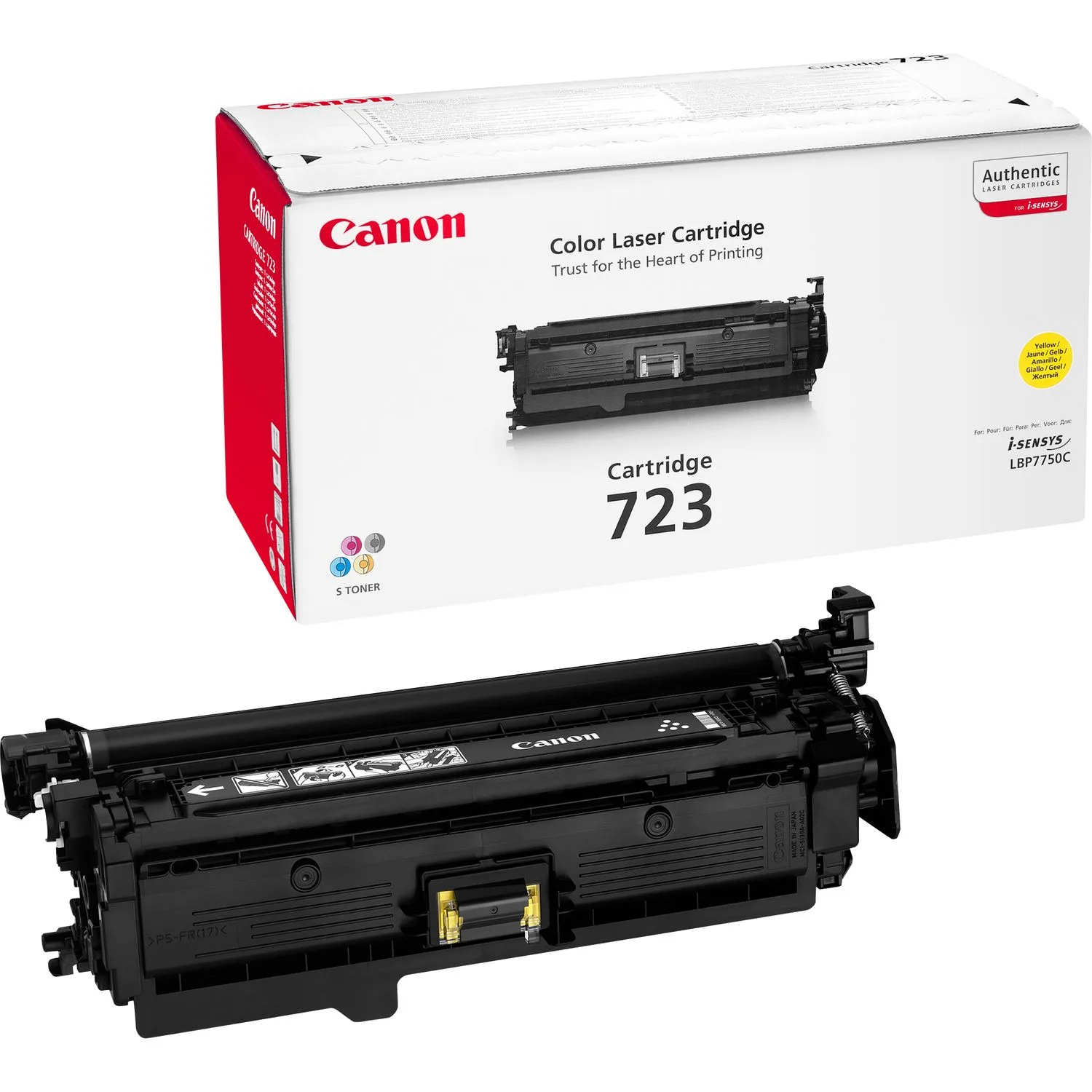 Canon 723Y Tonerkartusche 1 Stück(e) Original Gelb