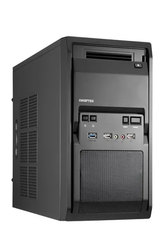 Chieftec LT-01B-350GPB Computer-Gehäuse Mini Tower Schwarz 250 W