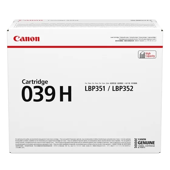 Canon 039H Tonerkartusche 1 Stück(e) Original Schwarz